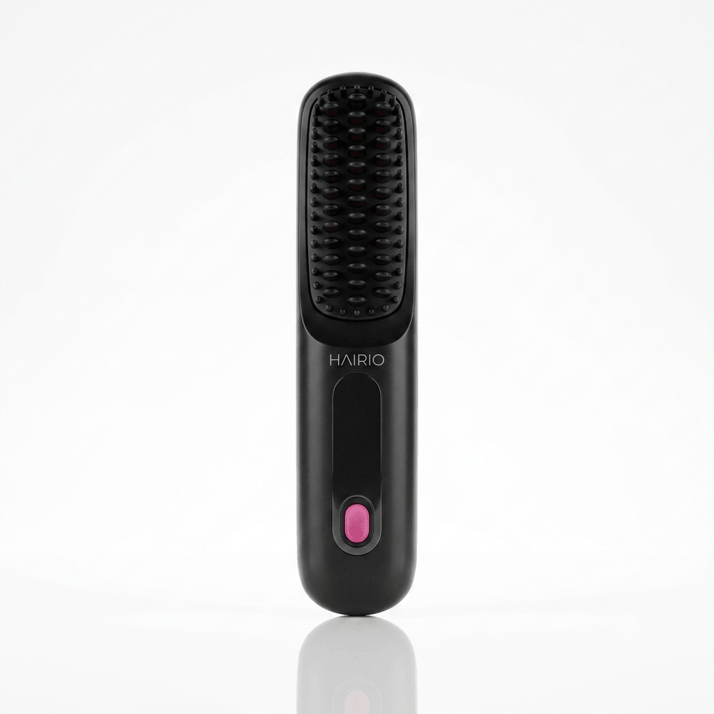 HAIRIO brosse lissante couleur Noir ébène