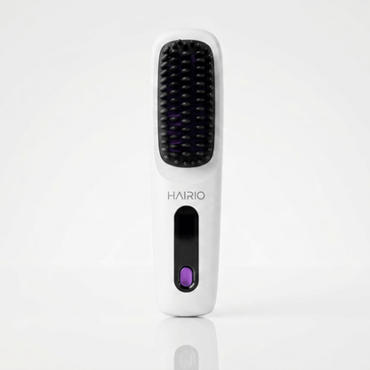 HAIRIO brosse lissante couleur Blanc perle